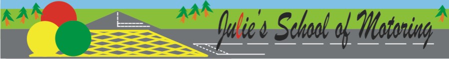 Banner heading for Julie, School of Motoring